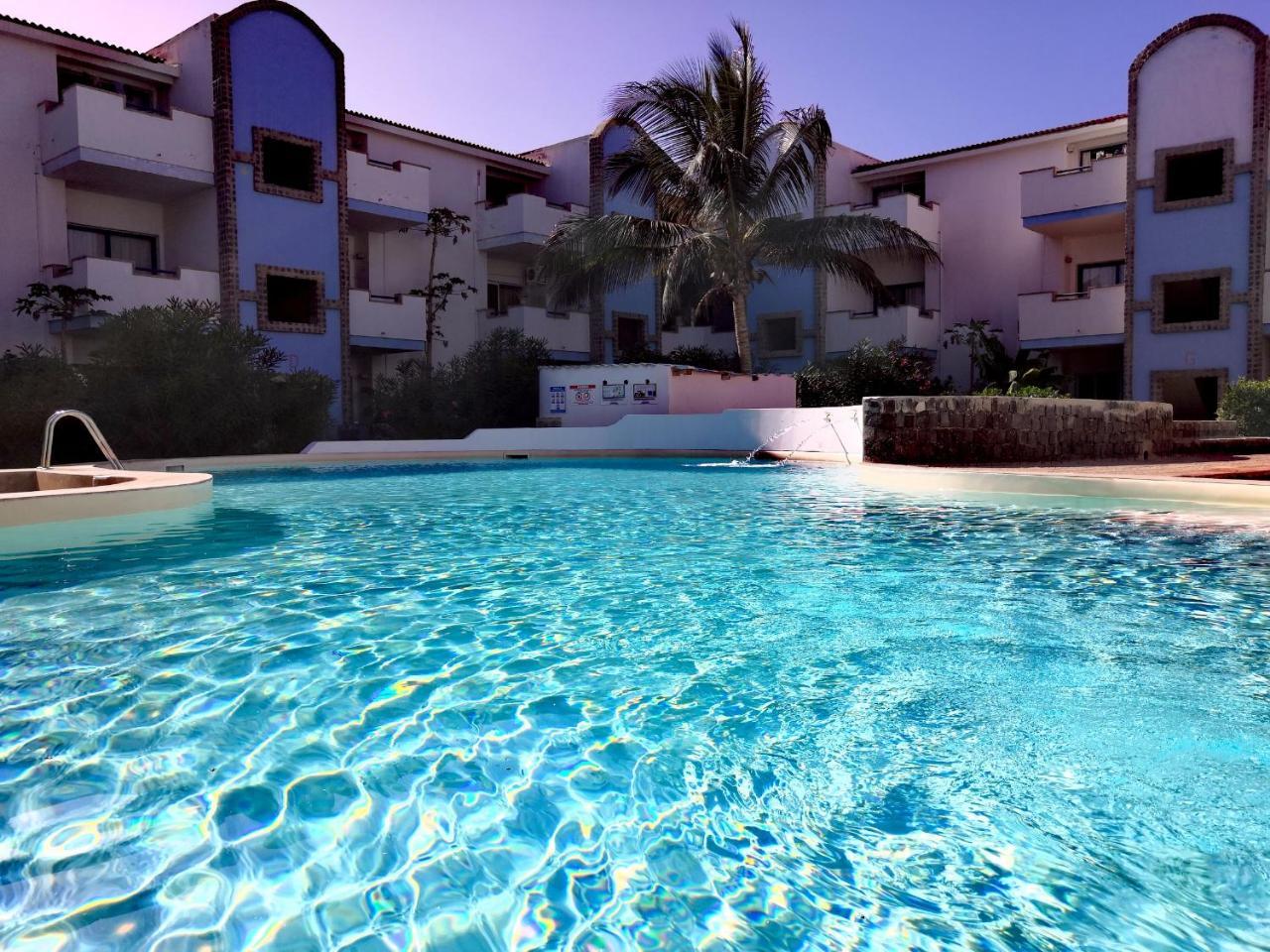 Sal Service Blu Moradias Residence With Pool Santa Maria Esterno foto